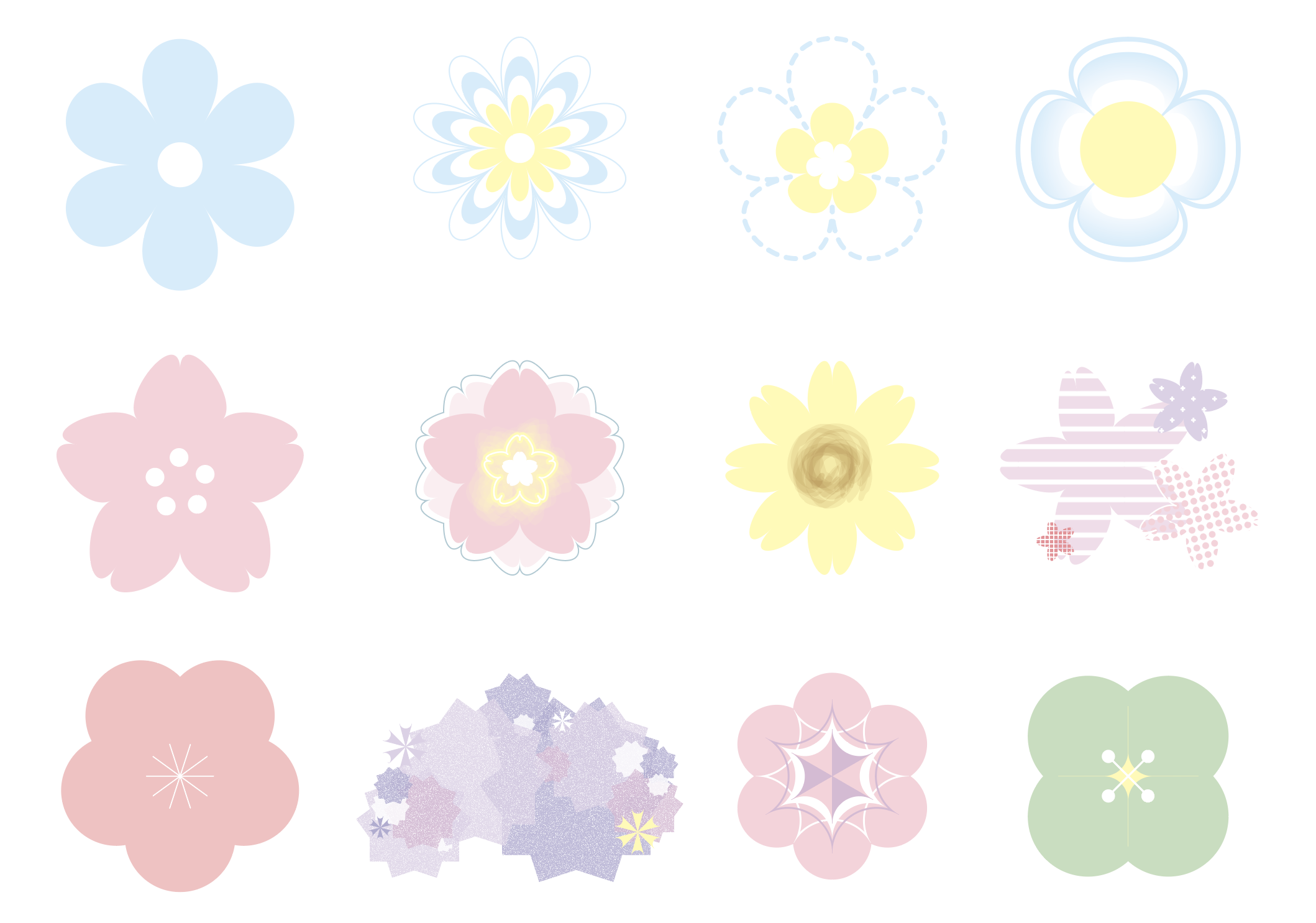 お花4 イラレ2